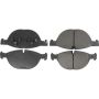 CENTRIC PARTS 104.13810 Posi Quiet Semi-Metallic Brake Pads with Hardware