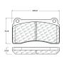 CENTRIC PARTS 104.13830 Posi Quiet Semi-Metallic Brake Pads with Hardware