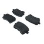 CENTRIC PARTS 104.13860 Posi Quiet Semi-Metallic Brake Pads with Hardware
