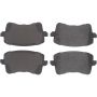 CENTRIC PARTS 104.13861 Posi Quiet Semi-Metallic Brake Pads with Hardware