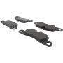 CENTRIC PARTS 104.13901 Posi Quiet Semi-Metallic Brake Pads with Hardware