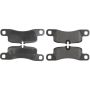 CENTRIC PARTS 104.13901 Posi Quiet Semi-Metallic Brake Pads with Hardware
