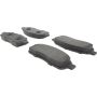 CENTRIC PARTS 104.13920 Posi Quiet Semi-Metallic Brake Pads with Hardware