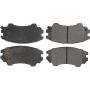 CENTRIC PARTS 104.14040 Posi Quiet Semi-Metallic Brake Pads with Hardware