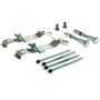 CENTRIC PARTS 104.14050 Posi Quiet Semi-Metallic Brake Pads with Hardware