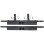 CENTRIC PARTS 104.14120 Posi Quiet Semi-Metallic Brake Pads with Hardware