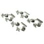 CENTRIC PARTS 104.14270 Posi Quiet Semi-Metallic Brake Pads with Hardware