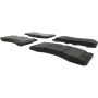 CENTRIC PARTS 104.14400 Posi Quiet Semi-Metallic Brake Pads with Hardware