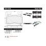 CENTRIC PARTS 104.14740 Posi Quiet Semi-Metallic Brake Pads with Hardware