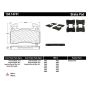 CENTRIC PARTS 104.14741 Posi Quiet Semi-Metallic Brake Pads with Hardware