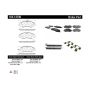CENTRIC PARTS 104.14790 Posi Quiet Semi-Metallic Brake Pads with Hardware