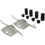 CENTRIC PARTS 104.15050 Posi Quiet Semi-Metallic Brake Pads with Hardware