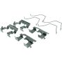 CENTRIC PARTS 104.15060 Posi Quiet Semi-Metallic Brake Pads with Hardware