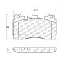 CENTRIC PARTS 104.15310 Posi Quiet Semi-Metallic Brake Pads with Hardware