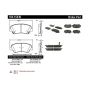 CENTRIC PARTS 104.15430 Posi Quiet Semi-Metallic Brake Pads with Hardware