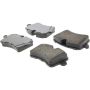CENTRIC PARTS 104.15470 Posi Quiet Semi-Metallic Brake Pads with Hardware