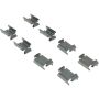 CENTRIC PARTS 104.15580 Posi Quiet Semi-Metallic Brake Pads with Hardware