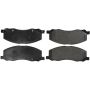 CENTRIC PARTS 104.15580 Posi Quiet Semi-Metallic Brake Pads with Hardware