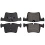 CENTRIC PARTS 104.15610 Posi Quiet Semi-Metallic Brake Pads with Hardware