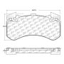 CENTRIC PARTS 104.15750 Posi Quiet Semi-Metallic Brake Pads with Hardware