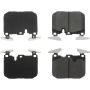 CENTRIC PARTS 104.16091 Posi Quiet Semi-Metallic Brake Pads with Hardware