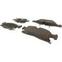 CENTRIC PARTS 104.16290 Posi Quiet Semi-Metallic Brake Pads with Hardware