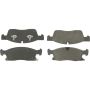 CENTRIC PARTS 104.16290 Posi Quiet Semi-Metallic Brake Pads with Hardware
