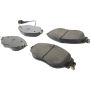 CENTRIC PARTS 104.16330 Posi Quiet Semi-Metallic Brake Pads with Hardware