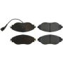 CENTRIC PARTS 104.16330 Posi Quiet Semi-Metallic Brake Pads with Hardware