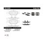 CENTRIC PARTS 104.16520 Posi Quiet Semi-Metallic Brake Pads