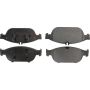 CENTRIC PARTS 104.16520 Posi Quiet Semi-Metallic Brake Pads