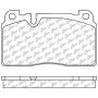 CENTRIC PARTS 104.16630 Posi Quiet Semi-Metallic Brake Pads with Hardware