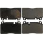 CENTRIC PARTS 104.16630 Posi Quiet Semi-Metallic Brake Pads with Hardware