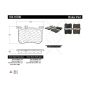 CENTRIC PARTS 104.16700 Posi Quiet Semi-Metallic Brake Pads with Hardware