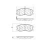 CENTRIC PARTS 104.16780 Posi Quiet Semi-Metallic Brake Pads with Hardware