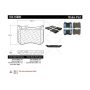 CENTRIC PARTS 104.16880 Posi Quiet Semi-Metallic Brake Pads with Hardware