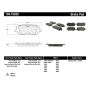 CENTRIC PARTS 104.16920 Posi Quiet Semi-Metallic Brake Pads with Hardware