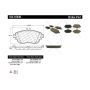 CENTRIC PARTS 104.16940 Posi Quiet Semi-Metallic Brake Pads with Hardware