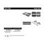 CENTRIC PARTS 104.17180 Posi Quiet Semi-Metallic Brake Pads with Hardware