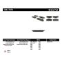 CENTRIC PARTS 104.17670 Posi Quiet Semi-Metallic Brake Pads with Hardware