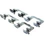 CENTRIC PARTS 104.17931 Posi Quiet Semi-Metallic Brake Pads with Hardware