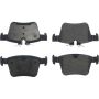 CENTRIC PARTS 104.18210 Posi Quiet Semi-Metallic Brake Pads with Hardware
