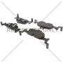 CENTRIC PARTS 104.18970 Posi Quiet Semi-Metallic Brake Pads