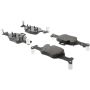 CENTRIC PARTS 104.60070 Posi Quiet Semi-Metallic Brake Pads