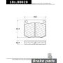 CENTRIC PARTS 105.00020 Posi Quiet Ceramic Brake Pads with Shims