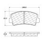CENTRIC PARTS 105.00760 Posi Quiet Ceramic Brake Pads with Shims