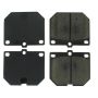 CENTRIC PARTS 105.01140 Posi Quiet Ceramic Brake Pads with Shims and Hardware