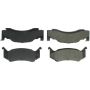 CENTRIC PARTS 105.01230 Posi Quiet Ceramic Brake Pads with Shims and Hardware