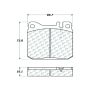CENTRIC PARTS 105.01451 Posi Quiet Ceramic Brake Pads with Shims