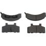 CENTRIC PARTS 105.02151 Posi Quiet Ceramic Brake Pads with Shims and Hardware